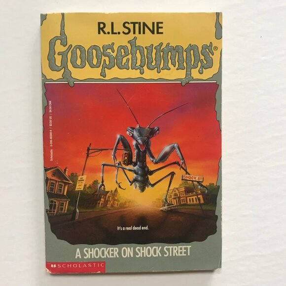 Goosebumps Paperback Book #35 Shocker on Shock Street RL Stine - Picture 1 of 4